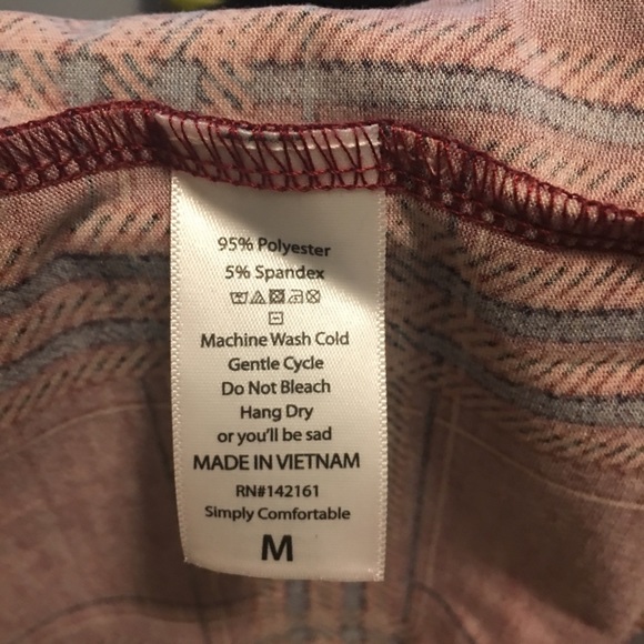 Plaid Lularoe Irma tunic - Medium - Picture 3 of 5